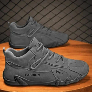 Waterproof Leather Ankle Boots for Men Waterproof Sneakers l
