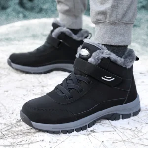 Snow Boots for Men Casual Winter Shoes Platform Non-slip