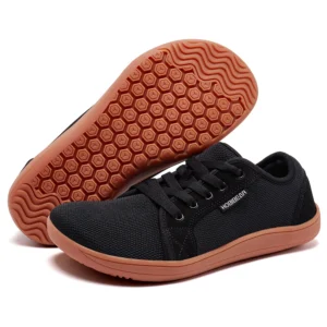 HOBIBEAR Men Wide Barefoot Shoes for Unisex Trail Running No