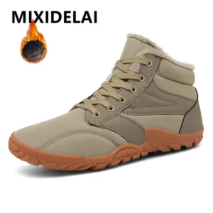 Winter Boots for Men Snow BareFoot Outdoor Non-slip Warm Fur
