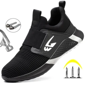 Men Shoes Work Safety Boots Iron Toe Anti-smash