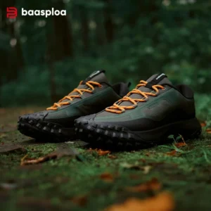 Baasploa Men Hiking Shoes Casual Lightweight Lace-Up Walking