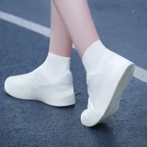 Reusable Non-slip Rain Boots Waterproof Shoes Covers Rubber