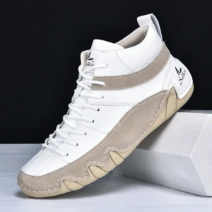 Handmade Leather Men Boots Fall Design Sneakers