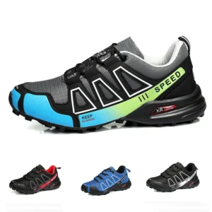 Men‘s Waterproof Hiking Shoes Outdoor Trainers Lace-up Climb