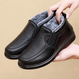 Winter Men Cotton Shoes Waterproof Anti Slip Plush Warm Casu