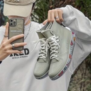Women'S Fashion Rain Boots Outdoor Wear Shoes Outdoor Rubber Shoes Women'S Anti-Slip Shoes
