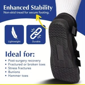Adjustable Orthopedic PostOp Walking Shoe for Post-Surgery