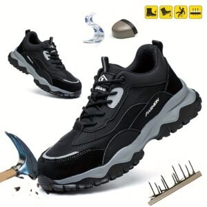 Breathable Safety Footwear with Toe Cap