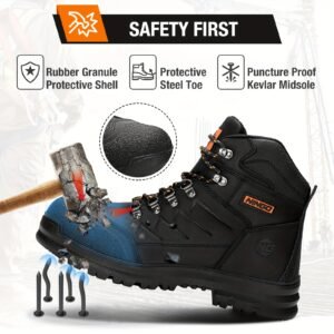 Men's Steel Toe Work Boots,