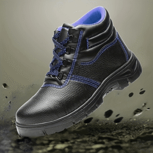 High-Top Steel Toe Work Boots