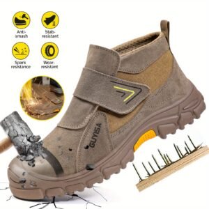 GUYISA Men's Work Safety Shoes