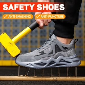 Puncture Proof Anti-Skid Steel Toe Outdoor Work Shoes