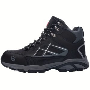 2025 New Men's Steel Toe Safety Boots - Anti-Puncture & Anti-Slip Industrial Work Boots with MD/TPU Sole,