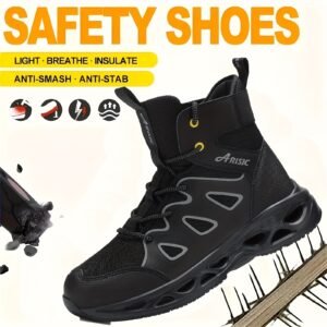 Women's Lightweight Breathable Steel Toe Safety Shoes