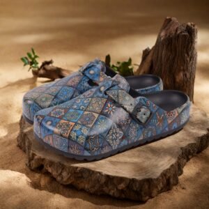 Women's Lightweight EVA Work Shoes with Geometric/Floral Pattern